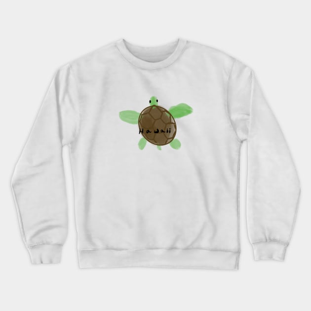 Water Color Turtle Crewneck Sweatshirt by Cooper Design Co